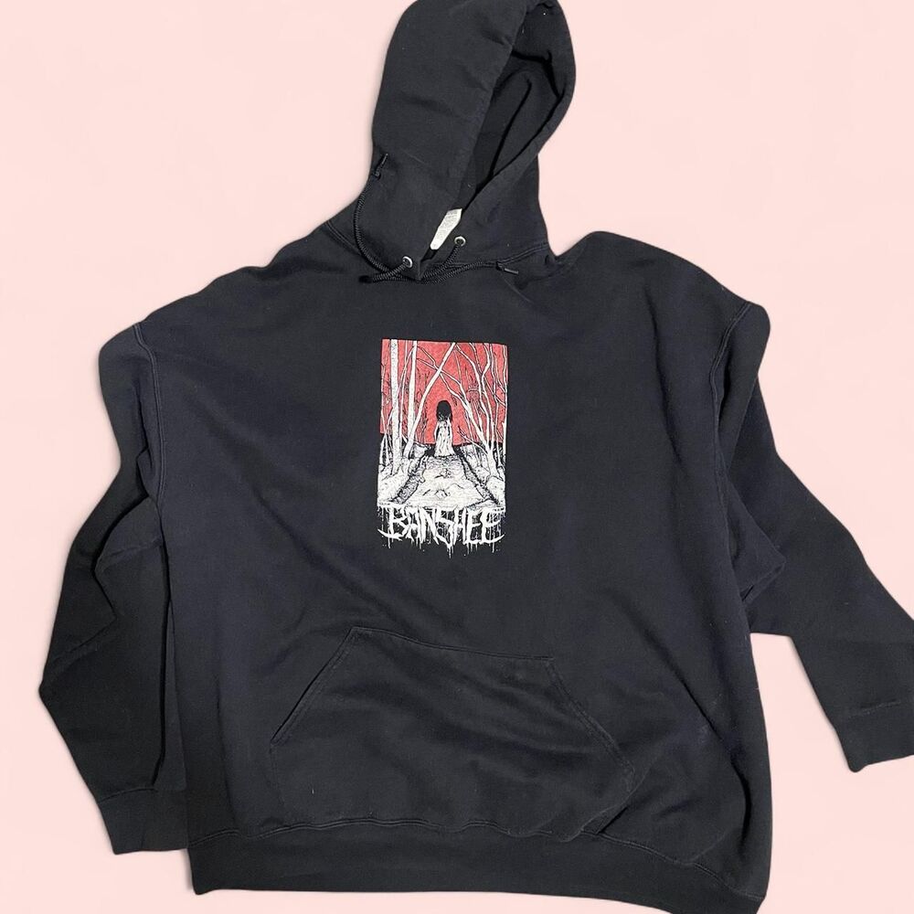 BONES Team Sesh BANSHEE hoodie 2016 rare soundcloud era cloud rap